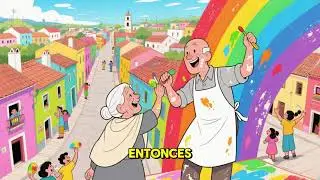 🌈 El Secreto del Pintor de Recuerdos | Cómo Oscar Rescató los Colores de la Ciudad Gris 🎨