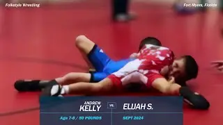 Andrew Kelly vs Elijah S. - North FM Fall Slam (Folkstyle) - 09/2024