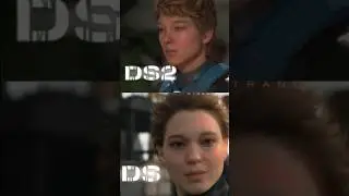 Death Stranding 2 vs 1 &ndash; INSANE Face Details! 😳🎮 #shorts #gaming #deathstranding #deathstranding2