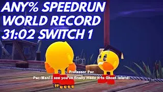 Pac-Man World 2 Re-PAC World Record Any% Speedrun in 31:02 - Switch 1
