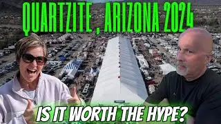 RV Life | Our Journey to Quartzite, Arizona 2024 | Big Tent RV Show | Does It Live Up To The Hype?