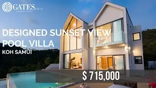 KOH SAMUI Designed Sunset View Pool Villa | GATES ASIA