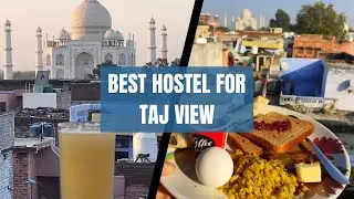 Budget Stay with Taj Mahal View | Best Place to Stay in Agra | Taj Mahal View From Hostel #tajmahal