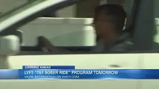 Lyft '757 Sober Ride' program Friday