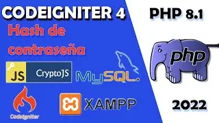 Codeigniter 4 - CryptoJS con registro de usuario en base de datos - 2022