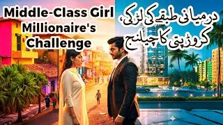 Middle-Class Girl, Millionaire's Challenge |Emotional Story|Moral Story|Hindi Kahani| Shagufta Voice