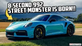 WE BUILT AN 8 SECOND 1500BHP MIAMI BLUE 992 STREET MONSTER!! #porsche #esmotoruk #911turbos #ES1300