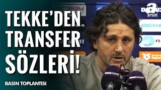 Kocaelispor 1-2 Trabzonspor | Fatih Tekke Maç Sonu Basın Toplantısı