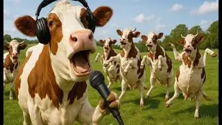 FUNNY COW DANCE FOR MINUTES STRAIGHT | Cow Song & Cow Videos | Cow dance mix | dancing cow