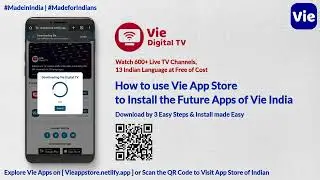 Vie App Store - How to use Vie App Store to Install Application | #madeinindia #indian #vie #pmmodi