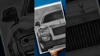 drawing Rolls-Royce  car