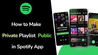 How to Make Private Playlist Public in Spotify App?