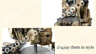 Savior Equipment H.P.C Tactical Gear Stand Tabletop Helmet Vest Display BUY LİNK İN DESCRİPTİON