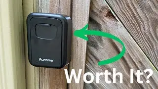 Review - Puroma Security Key Lock Box, 4-Digit Combination Waterproof Lock Box Key Storage Lockbox