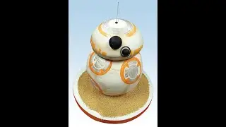 BB-8 Droid Sphere Star Wars Cake Decorating How To Video Tutorial Part 1