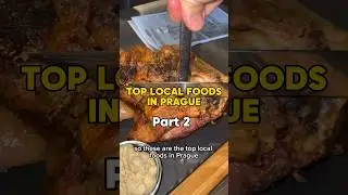PART 2 | TOP LOCAL FOODS IN PRAGUE 🔥 #fyp #prague #foodie #foodblogger #travel