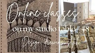 on my studio table - 48 (news, mini tutorial, handmade books and more)