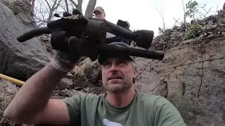 Digging Out A Rockpile Looking For Caves: What Is In There?