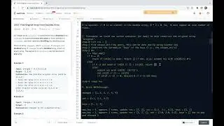 Leetcode 2007. Find Original Array From Doubled Array - build with sorted container(s)