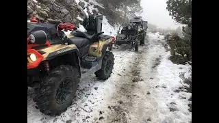 NIEVE Cerro el Potos&iacute;, GALEANA, NUEVO LEON/ Cocodrilos off road CANAM OUTLANDER