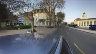 Casual city driving in Burgas Bulgaria 360 video test
