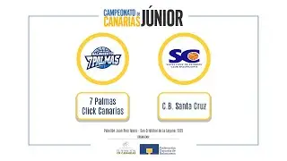 5º Y 6º puesto Camp. Canarias Junior masculino: CB 7 Palmas - CB Santa Cruz