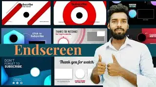 Youtube End screen templates||100%free temples||thetech🔥