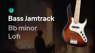 Midnight Reverie - Lofi Bass Backing Track | Bb minor | 56 BPM Jamtrack