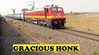 Arakkonam WAP1 Honk Whatsup | Chennai Lucknow Gomtisagar Meet Pinakini Intercity
