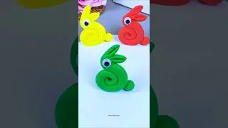 Diy paper Look Rabbit 🐰 craft #diy #papercraft #origami #ytshorts #trend #shorts #heenacraft_and_art