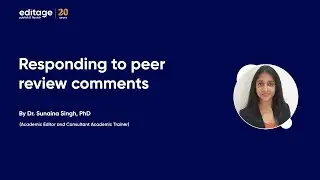 How to respond to peer review comments | Editage