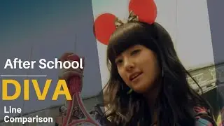 After School: Diva - Line Comparison 
