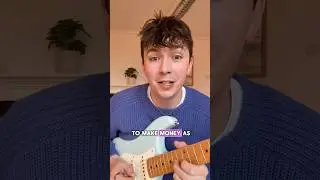 5 easy ways to make money as a musician! 💰🎸 #musicindustry #guitarist #distrokid