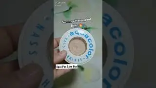 How to Apply Summer water proof Base|Aqua Pan cake use|Summer foundation#Shorts #UTubeShorts