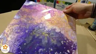 Acrylbild mit Resin versiegeln | Resin Art Tutorial (Deutsch)