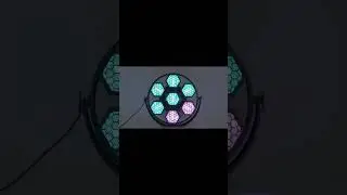KDJ Mini hexagon retro stage light