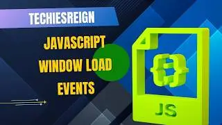 JavaScript Load Events - Window Load.