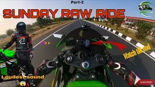 Kawasaki Ninja ZX6R Sunday Raw Ride Inline-4 Sound (Part-2) #viral #vlog #travel #yt #youtuber