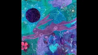 Boxing Hares and Felt Hare Art
