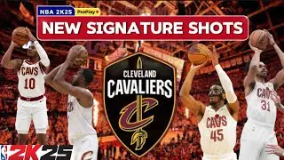 Best Jumpshots on NBA 2k25 - Cavs Edition (All New Go to Signature Jump shots)