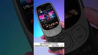 Top 5 Best Nokia YouTube Keypad Phone 2024⚡⚡Dec 2024 ☠️🔥#shorts #trending