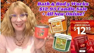 Bath & Body Works $12.95 Candle Sale + All New Online!