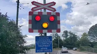 Tramway Crossing at Colyford Level Crossing, Devon