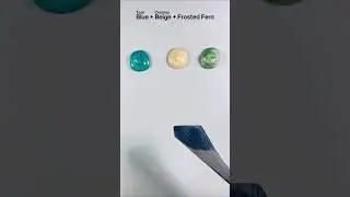 Color Mixing Goes Wrong? Teal Blue, Beige & Frosted Fern Challenge! #colormixing