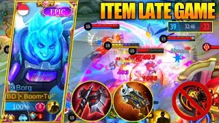 BUILD LATE GAME X-BORG!🔥 DAMAGE HACK | GAMEPLAY X-BORG TOP 1 GLOBAL | MOBILE LEGENDS