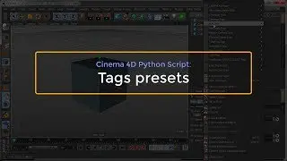 Cinema 4D Script: Tags Presets