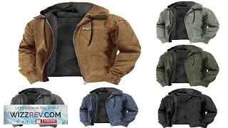 Mens Winter Casual Padded Jacket Warm Hooded Soft Comfort Coat Thick Jacket