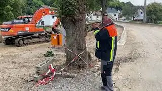 Franz, der Ahrtaltrompeter bei uns in Antweiler