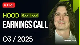 Robinhood Q3 Earnings Call 2025 | $HOOD | 🔴 WATCH LIVE