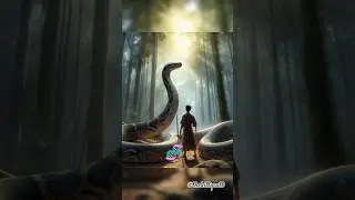 Fusion 🧬 of Human and Python 😨😱 #humanity #python #fusion #hybrid #snake #animals